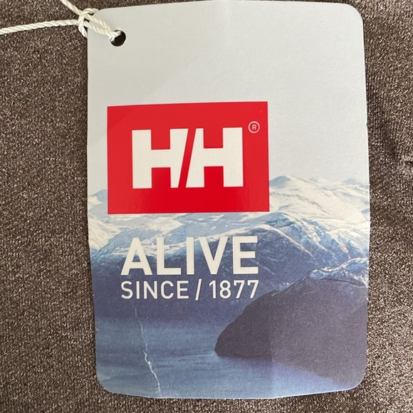 Helly Hansen Women’s Brown Long Sleeve 1/2 Zip Pullover Yellow Stripes Sz. Small - Picture 3 of 9